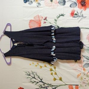 Navy blue romper | Medium | Brand THML